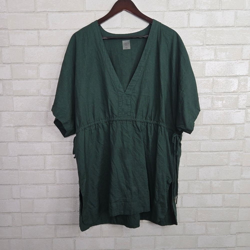 CALIA by Carrie Underwood linen blend swim cover-up